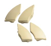 Zoegneer 4 unids coche radio CD botón moldura cubierta eliminación coche botón botón decoración molde cubierta extraíble piezas de repuesto para Fiat 500