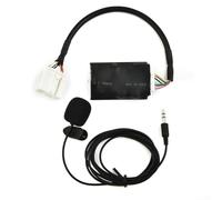Zoegneer Adaptador de interfaz de módulo auxiliar de música con micrófono, caja de música inalámbrica para Accord para Civic, Odyssey, Honda y CRV