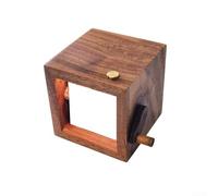Zoegneer Álbum de fotos de madera de bricolaje elegante recuerdo con madera de nogal negro y madera de haya con capacidad para 16 fotos para familiares parejas o recuerdos de mascotas, diseño compacto