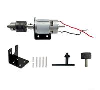 Zoegneer Amoladora y lijadora eléctrica de 90 W, herramienta giratoria 2 en 1 con soporte, soporte de metal de 6000 rpm, para proyectos de bricolaje, carpintería, pulido, perforación, corte, compacto