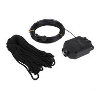 Zoegneer Antena de media onda de 8 bandas de onda corta con balun 1:64 para radio aficionada 10 m, 12 m, 15 m, 17 m, 20 m, 30 m, 40 m, 80 m, SSB 150 W CW FT8 100 W campo exterior y uso doméstico (4010