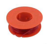 Zoegneer Bobina de repuesto para recortadoras de césped Bosch ART 23 26 30 Easytrim Combitrim Modelo F016800175 de nailon de 15 mm de diámetro, 10 m de longitud, cable redondo rojo vino para césped y