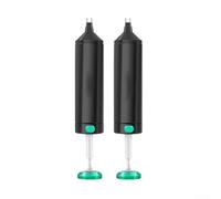 Zoegneer Bomba desoldadora de aleación de aluminio de alto rendimiento con potente succión para reparación electrónica, operación con una sola mano, resistencia a altas temperaturas de hasta 350 °C