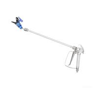 Zoegneer Cabezal de herramienta de pulverización ajustable con soporte de boquilla antigoteo, diseño de cojinetes, rotación de 180 grados, aleación de aluminio, acero inoxidable, para accesorios de