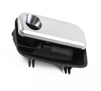 Zoegneer Caja de almacenamiento para guantera, mango de policarbonato ABS, repuesto directo OEM 95B857095 para Porsche Carrera, accesorio interior beige, mejora la apariencia (negro)