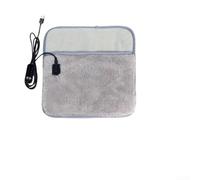 Zoegneer Calentador de pies eléctrico de forro polar con 5 niveles de temperatura de 35 a 55 grados Celsius, temporizador ajustable 2H 4H 6H 8H 10H Distribución uniforme del calor para pies Abdomen