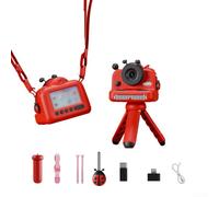 Zoegneer Cámara HD con pantalla táctil para niños con impresora fotográfica térmica WiFi, pantalla de 3.0 pulgadas, 6600 W píxeles, batería de 1200 mAh, material ABS portátil compacto para niños en