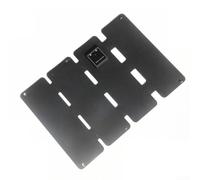 Zoegneer Cargador de panel solar ETFE de 13 W, plegable, doble salida USB, banco de energía portátil con silicona monocristalina alta e conversión IPX6 diseño impermeable para campamentos