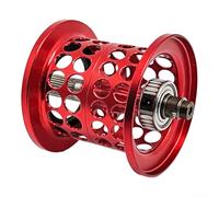 Zoegneer Carrete de pesca de metal para Abu Garcia IB6 IB7 IB8 ALX LC6 LV7 LC7 LT7 BF7 BF8 MGX2 y 2023 Revo ALX Gen 2 carretes de cebo rojo, morado, azul, negro, oro, 1 pieza (rojo)