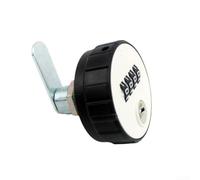 Zoegneer Cerradura de combinación de aleación de zinc con llave maestra, restablecimiento de contraseña de 4 dígitos para buzón, casillero, cajón, caja de almacenamiento, color plateado, 58 mm (26 mm)