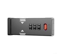 Zoegneer Cerradura de perno ajustable con contraseña de 90 grados, teclado combinado, seguridad para puertas correderas de balcón y habitación, 0-5 mm de espacio (D)