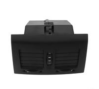 Zoegneer Conjunto de salida de ventilación de aire acondicionado central trasero de plástico negro para Skoda Octavia 2004 a 2013 se adapta al número de pieza OEM 1ZD819203 fácil instalación estable y