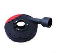 Zoegneer Cubierta de policarbonato con puerto de vacío para amoladora angular para diámetro de cabeza de 38 a 43 mm, se adapta a amoladoras tipo 100 y tipo 125 para cortar y moler piedra (tipo 125)