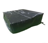 Zoegneer Cubierta protectora de tela Oxford para muebles de exterior, impermeable, a prueba de polvo, protección solar, antiestática, negra, para mezclador de sonido, patio, jardín, patio, 52 x 40 x 8