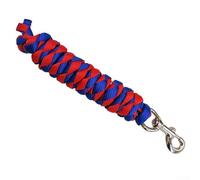 Zoegneer Cuerda de caballo multiusos con hebilla fuerte adecuada para mascotas y perros (rojo azul)