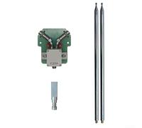 Zoegneer DP200 Antena de banda ancha dipolo portátil 7-54MHz acero inoxidable 200W máximo 500W HF onda corta positiva en forma de V bajo ruido ganancia direccional para comunicación de largo y corto