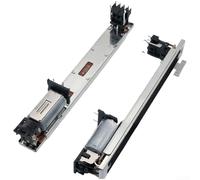Zoegneer Electric Fader B10K Consola mezcladora impulsada por motor Potenciómetro deslizante para RSA0N11M9A0J para DM1000 y M7CL LS9 Mezclador de audio 100mm Viaje Plata Metal Construcción fo