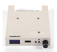 Zoegneer Emulador de unidad de disquete SFRM44-U100LQD-435 con pantalla y codificador giratorio para sistemas compatibles con PC Amiga ST que utilizan chip AT32F435 y soporte de firmware FlashFloppy