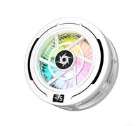 Zoegneer Enfriador magnético para teléfono con tecnología de refrigeración de semiconductores 2 en 1, diseño compacto de ABS para juegos para reducir el sobrecalentamiento y mejorar el rendimiento