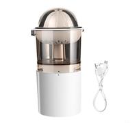 Zoegneer Exprimidor eléctrico de naranjas, exprimidor de frutas inalámbrico y portátil, gran capacidad, exprimidor eléctrico de cítricos, carga USB para cocina ()