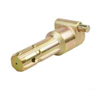 Zoegneer Extensor de toma de fuerza hembra de 1-3/8 pulgadas adaptador de eje de 6 dientes para tractores de hasta 70, pieza de repuesto estándar OEM resistente para extender o acortar la longitud del