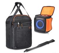 Zoegneer Funda de transporte impermeable de poliéster y algodón PE con amplio espacio de almacenamiento para altavoz JBL PartyBox-Encore2, bolsa de viaje ligera con diseño protector para accesorios