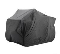 Zoegneer Funda para bicicleta con protección UV para lluvia, nieve, 190T, tela Oxford, ligera, con cierre de hebilla, para motocicletas, vehículos eléctricos, Go Karts, color negro, tamaño M, L, XL