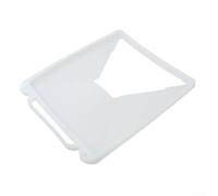 Zoegneer Funda protectora de silicona de mano para Starlink Mini, anticolisión, anticaídas, con bordes dentados antideslizantes, recortes precisos (blanco)