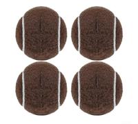 Zoegneer Fundas para patas de silla de pelota de tenis, protectores de suelo silenciosos antideslizantes para muebles, sillas de comedor, taburetes, aula, fibra de goma, fácil instalación, gris, negro
