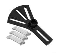 Zoegneer Herramienta de extracción de anillo de bloqueo de bomba de combustible ajustable Kit de reparación de llave de tapa de tanque de combustible de metal para Mercedes Herramientas de mano automo