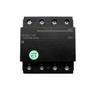 Zoegneer Interruptor de relé de temporizador inteligente WiFi de 2.4 GHz Interruptor de circuito de control remoto 4P Control de aplicación digital trifásico Monitor de potencia automático Interruptor