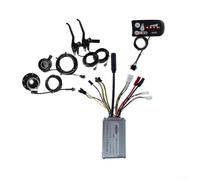 Zoegneer Kit de conversión de bicicleta eléctrica 36 V 48 V 250 W 15 A controlador con pantalla LED S800 8 PAS sensor acelerador palanca de freno contactos impermeables metal ABS para componentes de