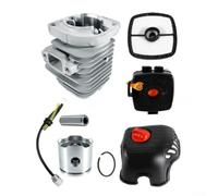 Zoegneer Kit de filtro de aire A130002100 diseño de cilindro para Echo SRM225 PAS225 GT225 recortadoras Construcción de plástico Filtración mejorada Fácil instalación Reemplazo para 1312050
