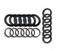 Zoegneer Kit esencial de junta tórica y arandela para válvulas de émbolo de piscina Intex 25076RP, juego de repuesto de silicona de 18 piezas con componentes de 1.5 pulgadas para mantenimiento sin