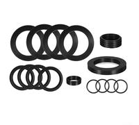 Zoegneer Kit esencial de junta tórica y arandela para válvulas de émbolo de piscina Intex 25076RP, juego de repuesto de silicona de 18 piezas con componentes de 1.5 pulgadas para mantenimiento sin