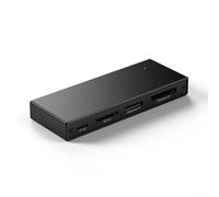 Zoegneer Lector de tarjetas de memoria USB 32 5 en 1 con transferencia de datos de alta velocidad de 10 Gbps, diseño compacto para CFeA CFeB TF40 para fotógrafos y creadores de contenido Bl