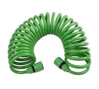 Zoegneer Manguera de jardín retráctil para jardín, manguera de agua en espiral, tubo de riego expandible con boquilla de pulverización para plantas, césped, lavado de automóviles, interiores y