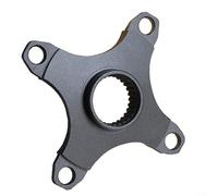 Zoegneer Motor de aleación de aluminio Base de cuatro garras BCD104mm Adaptador de bielas para Bafang Drive M200/M215/M315/M10/M20 Conversión, ligero 75 g, para múltiples cuentas de dientes de plato