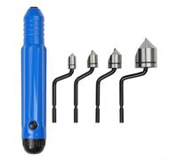 Zoegneer NB1000 Juego de herramientas de desbarbado con cabezales de corte de chaflán BC6301 BC8301 BC1041 BC1651, cuchillas avellanadas de acero de alta velocidad M2 de 90° para herramienta manual