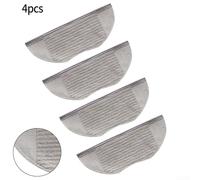Zoegneer Paño de microfibra de repuesto para robot aspirador Medion SW MD 20040, lavable a máquina, reutilizable, fuerte absorción de agua, accesorio de limpieza de suelo, gris, 4 unidades