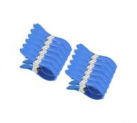 Zoegneer Paquete de 10 clips de acero inoxidable para cubierta de alberca, resistente al viento, agarre de resorte, funda antidesgarros para albercas sobre el suelo, protección de escombros de nieve