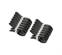 Zoegneer Paquete de 10 clips de acero inoxidable para cubierta de piscina, resistente al viento, agarre de resorte, funda antidesgarros para piscinas sobre el suelo, protección de escombros de nieve
