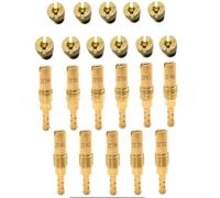Zoegneer Paquete de 22 chorros principales de cobre para carburadores para pwk KIHEN para Honda Motocicleta Dirt Bike Scooter Go Kart Performance Tuning Color para dorado Varios tamaños