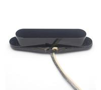 Zoegneer Pastilla de guitarra vintage de bobina única de 7 cuerdas con 5 imanes Alnico, cubierta sellada, cuello negro, cableado en maceta para un sonido claro y equilibrado y reducción de ruido para