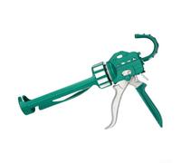 Zoegneer Pegamento de ahorro de mano de obra para puertas y con apagado automático y cubierta antipolvo Herramienta de calafateo de metal para sellado suave recubierto y barril, dispensación suave
