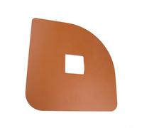 Zoegneer Plantilla de radio de esquina 4 en 1 para carpintería con guías de corte R15 R30 R60 R200 Placas de tope de límite doble construcción de plástico para gabinetes bordes de armario a (excircle)