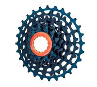 Zoegneer Rueda de inercia de bicicleta 7 velocidades 11 28T aluminio ligero de alta resistencia resistente al desgaste rueda libre para bicicleta plegable Brompton azul (azul)