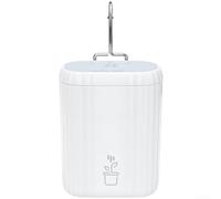 Zoegneer Sistema de riego de plantas WiFi inteligente con control remoto de aplicación, kit de riego automático por goteo para interiores y exteriores, jardín, 10 goteros ajustables, batería