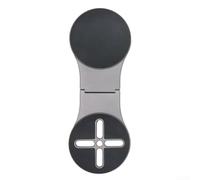 Zoegneer Soporte magnético plegable del teléfono para el ordenador portátil y el monitor Soporte de aleación de aluminio ajustable para la cámara de continuidad Negro (Plata)