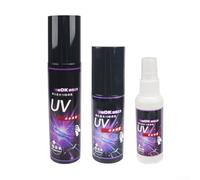 Zoegneer Spray de aroma atrayente de pesca, 50 ml, líquido UV, fluorescente, mejorador de cebo suave para agua de mar y agua dulce, adecuado para cebo vivo como calamar, saurio, camarón, locha y arena